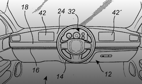 沃尔沃申请了方向盘可从左向右滑动的专利