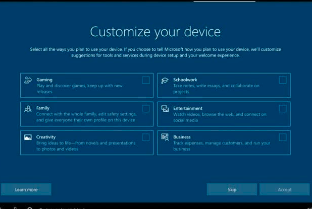 微软正在测试Windows 10的新设置界面