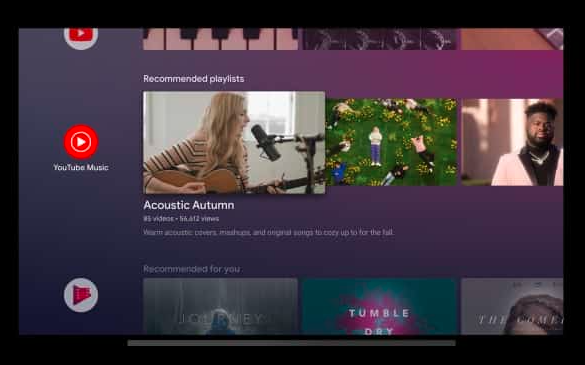 新更新改善了电视上的YouTube音乐体验