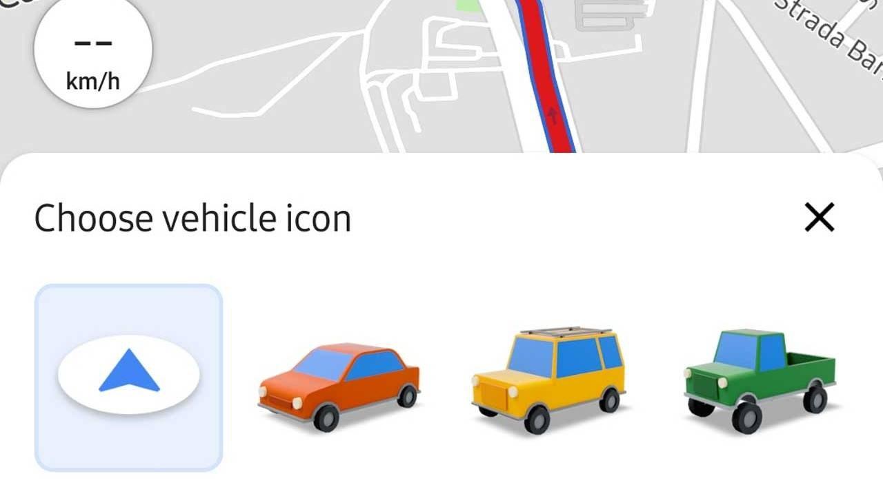 Google Maps为Android用户添加了新的载具图标