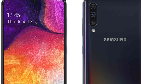 三星Galaxy A50带有三重后置摄像头设置4000mAh电池