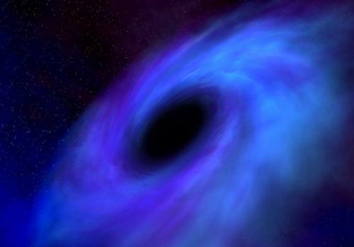 一颗恒星的残余物被超大质量黑洞的引力拉开
