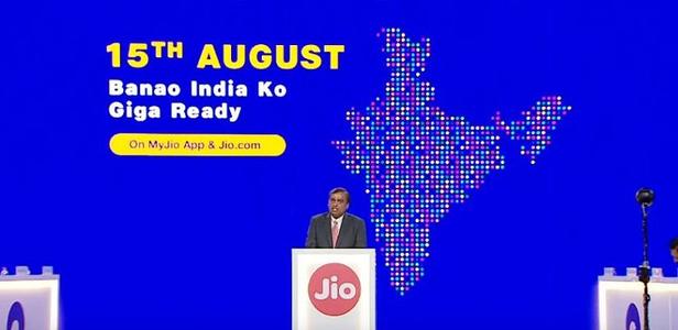 Reliance在Jio GigaFiber上花费了数千万卢比