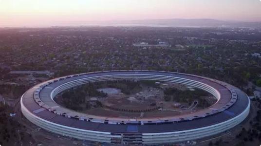 为苹果公司设计的巨型环形办公大楼将于今年春天欢迎这家科技公司的员工