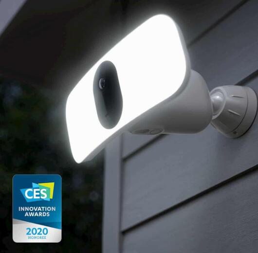 Arlo Pro 3 Floodlight摄像机为CES 2020带来时尚的无线设计