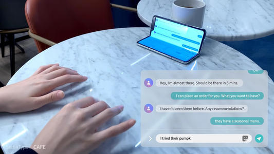 三星SelfieType是CES的无键盘未来的美好愿景