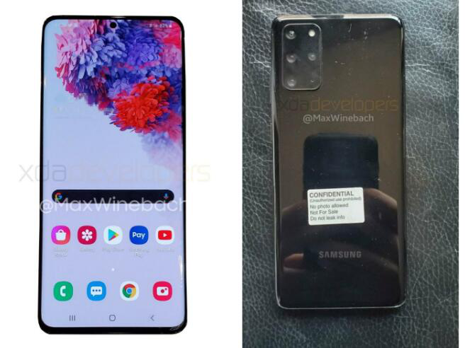 三星Galaxy S20 +设计通过真实照片展现