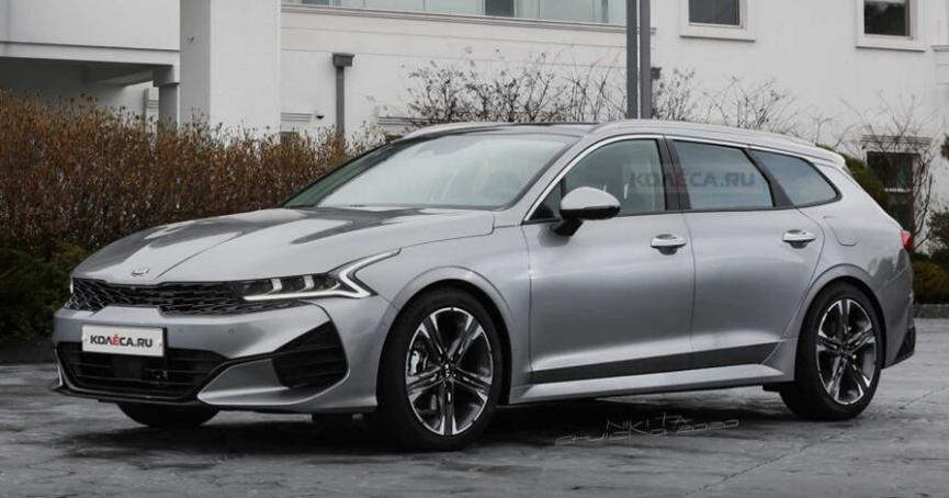 起亚Optima Wagon Render幻想拥有欧洲的D级长车顶