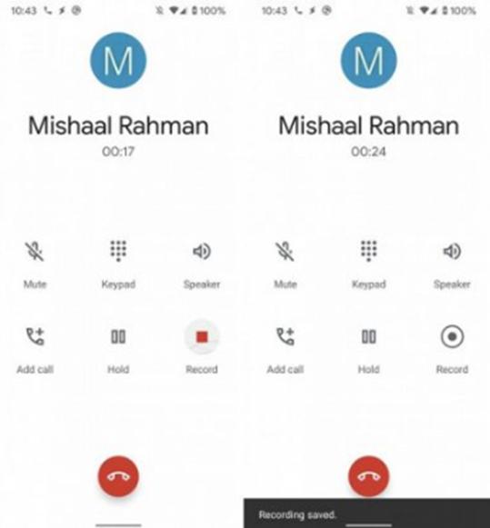 Google Phone App的通话记录功能现在在某些设备上可以使用