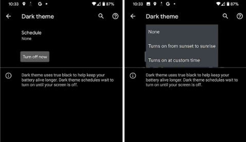 Android 11添加了屏幕录制 黑暗主题安排等功能