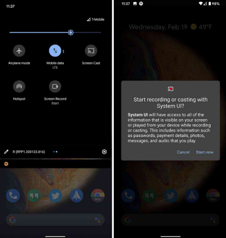 Android 11添加了屏幕录制 黑暗主题安排等功能