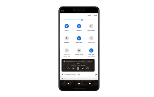 Android 11调整将媒体播放控件移至快速设置