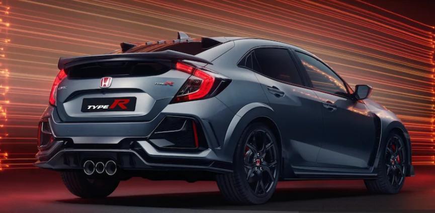 2020年本田思域Type R Sport Line的较小扰流板不适用于美国