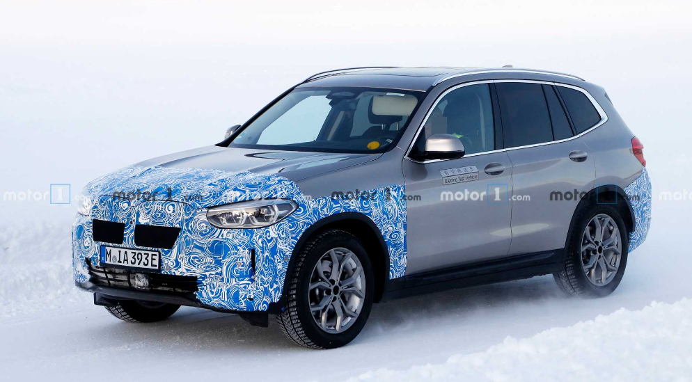 BMW iX3 Spied看上去几乎可以投入生产