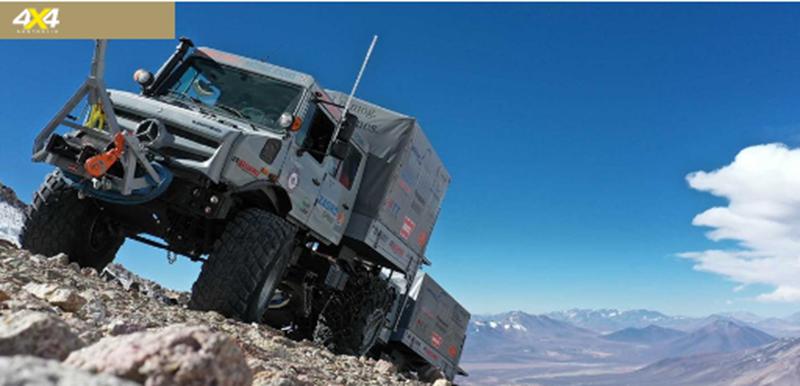 乌尼莫克卡车打破世界海拔纪录