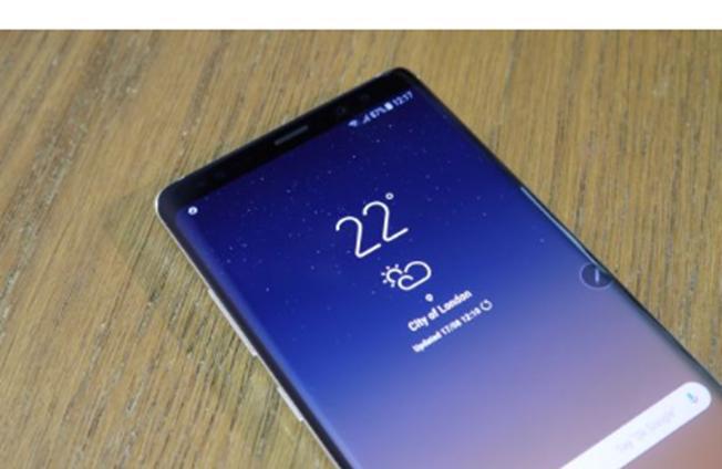 三星Galaxy Note9和华为Mate 11都可以配备屏幕指纹扫描仪