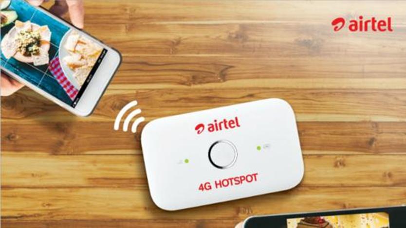 Airtel提供具有500GB数据的免费4G Wi-Fi热点设备