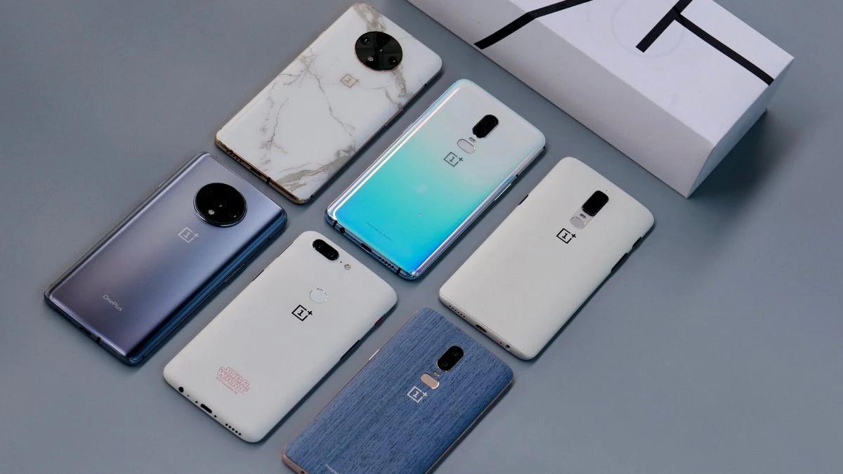 一加OnePlus 7T带有大理石饰面