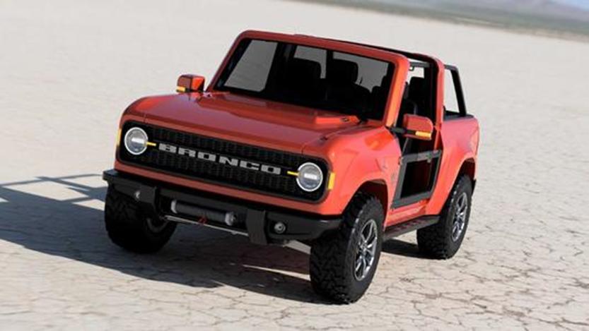 泄漏的2021年福特Bronco Sport看起来坚固耐用