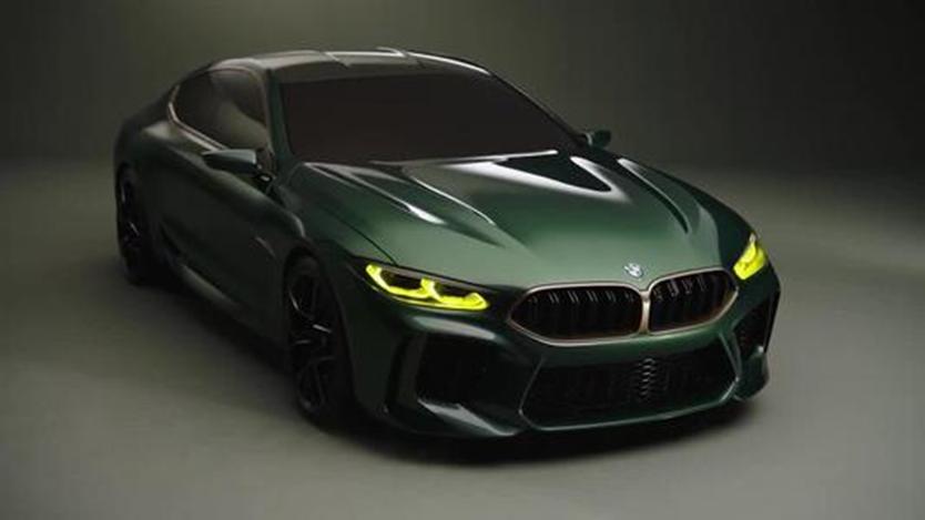 宝马M8在纽伯格林赛道上表现出很多皮肤