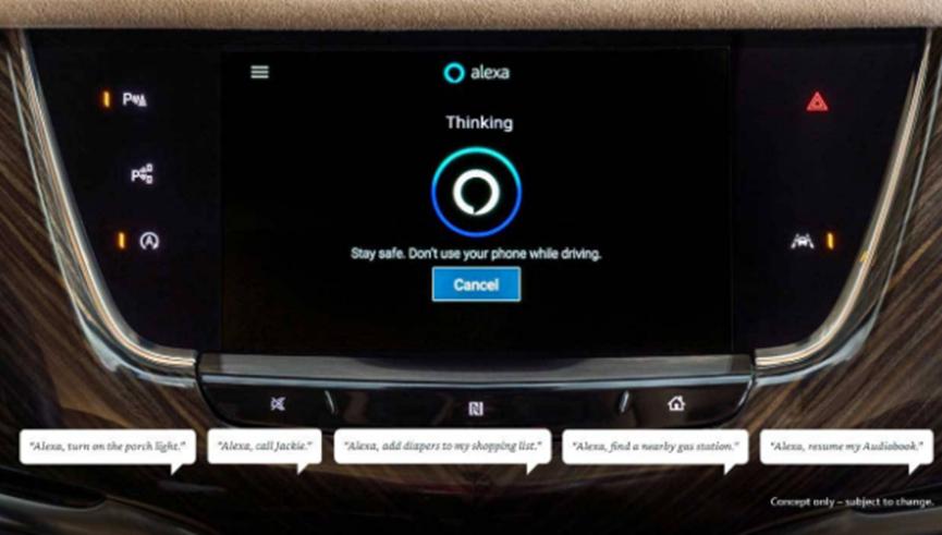 通用汽车将Alexa带入数百万辆汽车