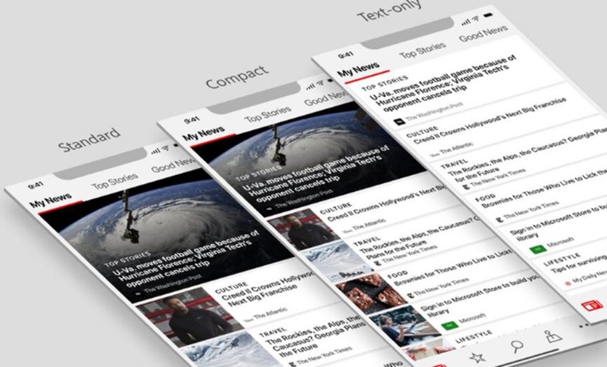 Microsoft新闻应用程序将获得新徽标以及COVID-19新闻