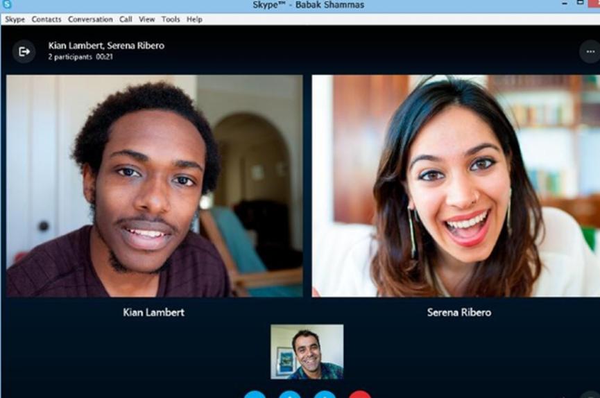 Skype 8.59版更新添加了视频通话的自定义背景