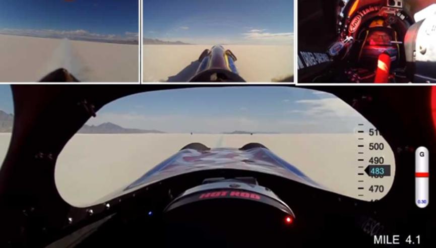 Vesco Turbinator II团队通过轮驱动首次超过500mph