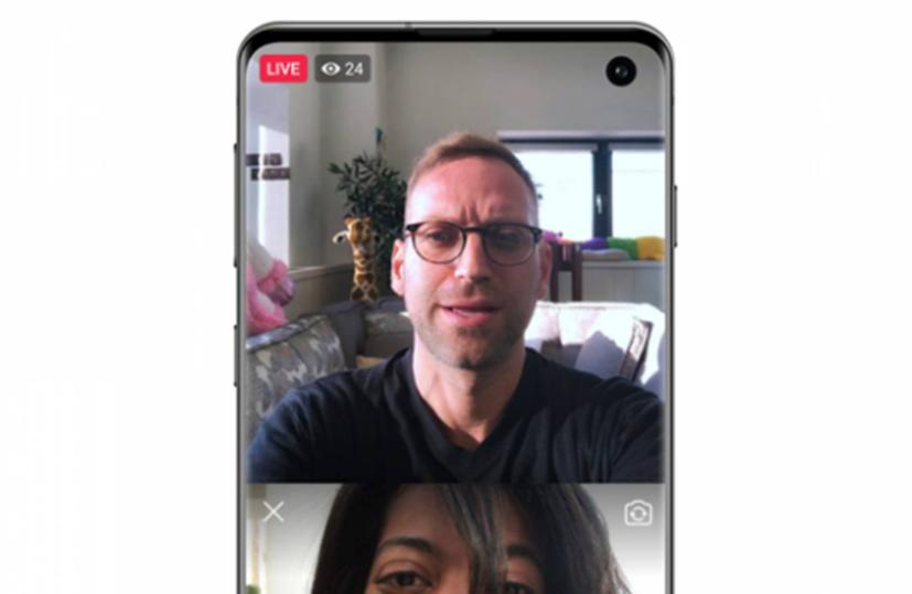 Facebook带回Live With共同广播视频功能