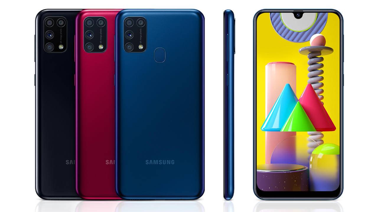 Galaxy M31为英国带来了四台相机和一块巨大的电池