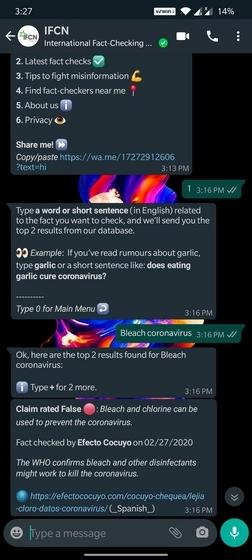 国际事实检查人员网络在WhatsApp上启动事实检查程序Bot