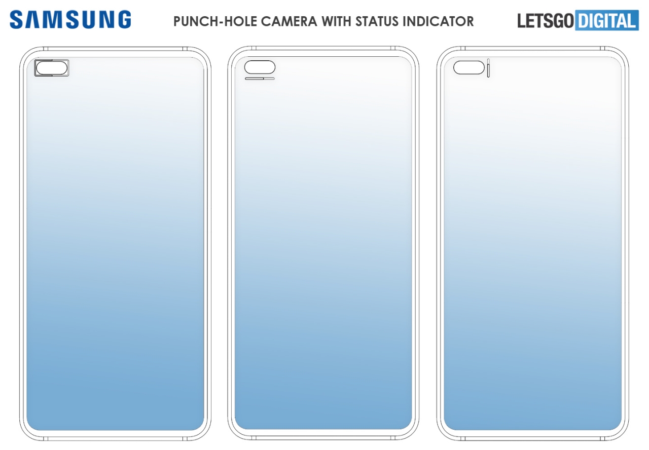 Galaxy Note 20打孔相机周围可能有状态指示灯