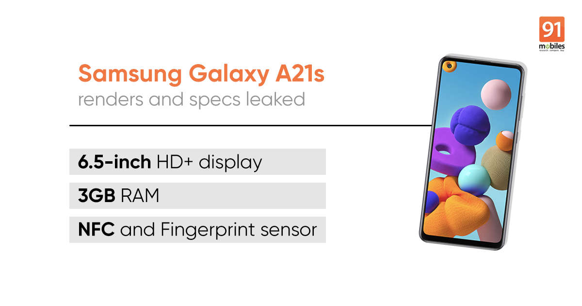 三星Galaxy A21s规格和设计再次揭晓