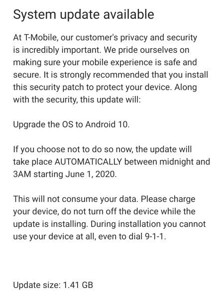 T-Mobile开始为LG G7 ThinQ和V40 ThinQ推出Android 10