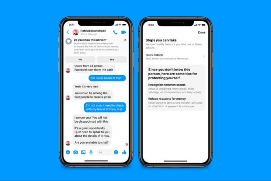 Facebook Messenger将通过弹出警告与诈骗作斗争