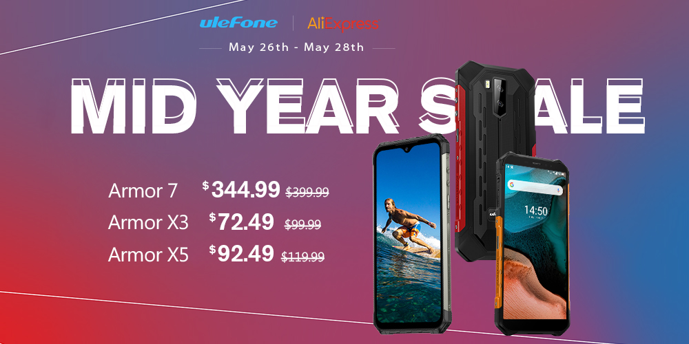 Ulefone坚固耐用的智能手机在Aliexpress上以大幅折扣出售