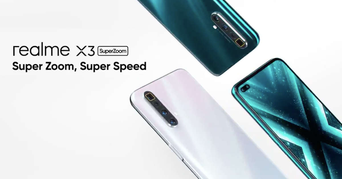 Realme X3 SuperZoom与Snapdragon 855+ SoC一起发布，120Hz显示屏：价格，规格