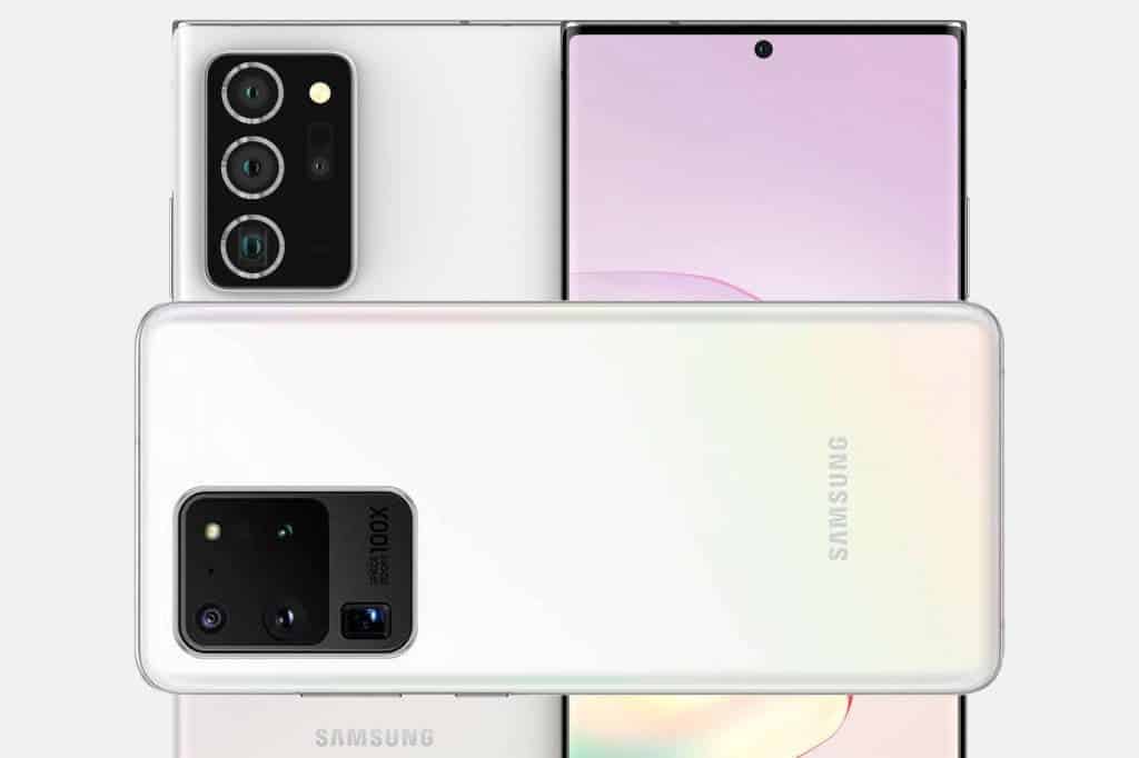 三星Galaxy Note 20系列颜色变体详细介绍了在线新泄漏的表面