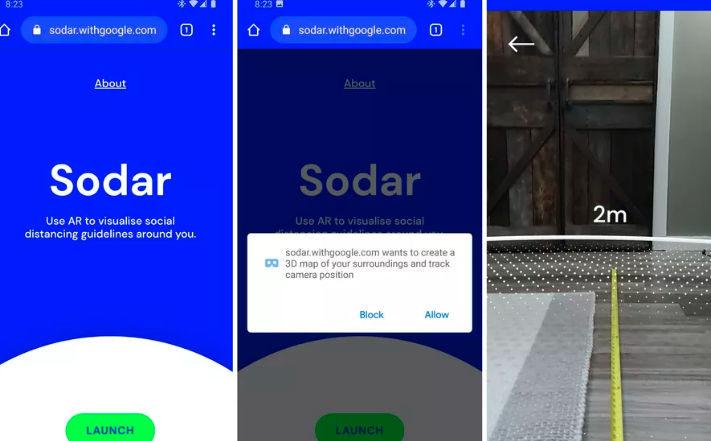 Google的增强现实工具可帮助您测量两米以保持适当的社交距离