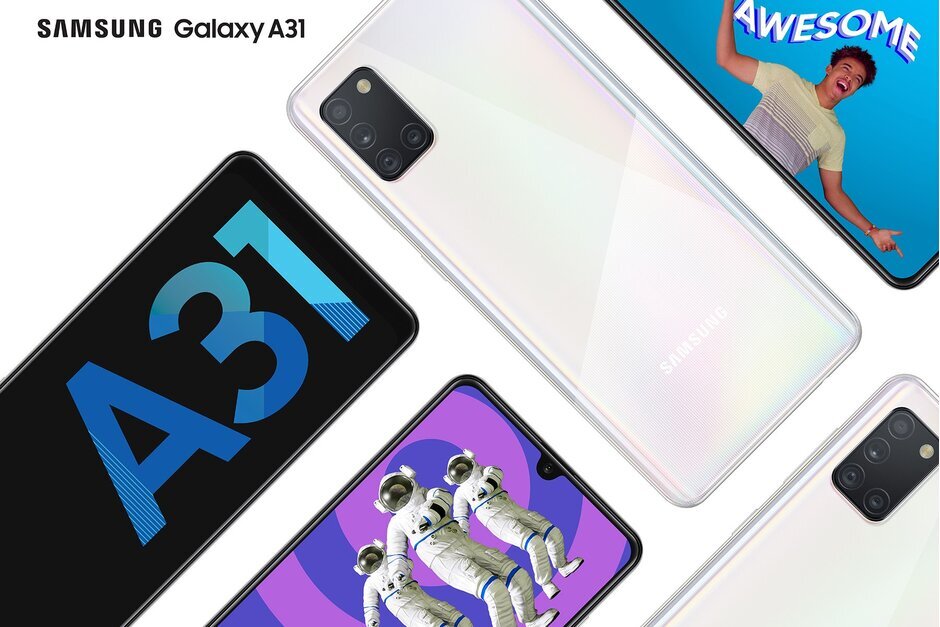 三星Galaxy A31在印度正式发售，价格为21,999卢比（291美元）