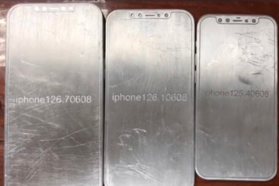 看看这些展示5G Apple iPhone 12系列经典设计的模具