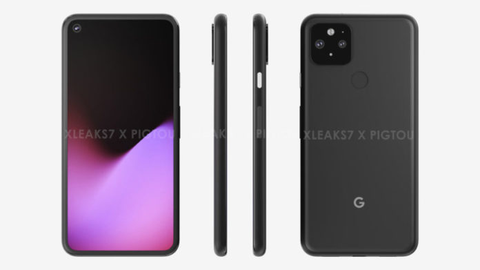 Google Pixel 5 CAD呈现泄漏显示打孔显示和指纹读取器