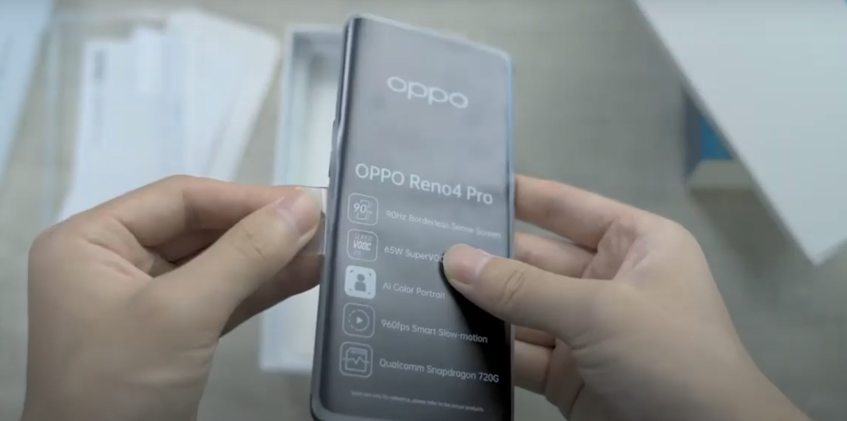 OPPO Reno4 Pro开箱视频泄漏揭示了Snapdragon 720G，四摄像头和3.5毫米音频插孔