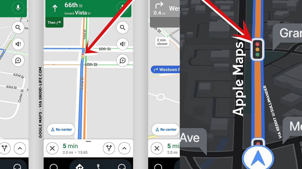 Google Maps交通灯更新已发布至Android