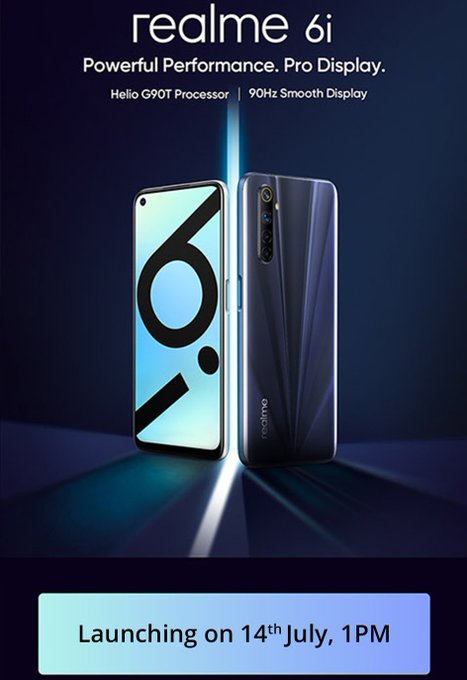 Realme 6i将于明天在印度与Realme C11一同发布