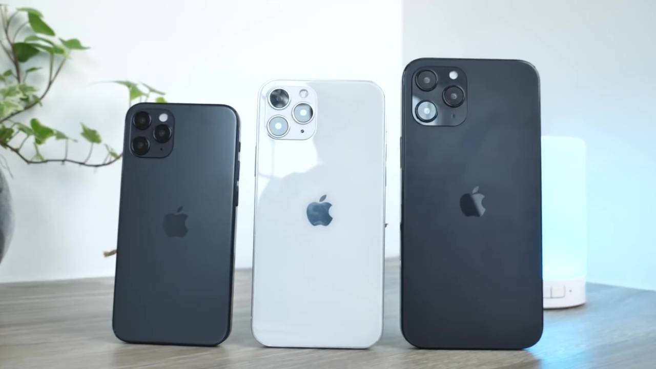 iPhone 12虚拟模型重点关注尺寸和设计