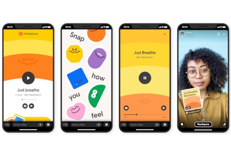 Snapchat推出了第一套用于冥想，学习等的迷你应用程序