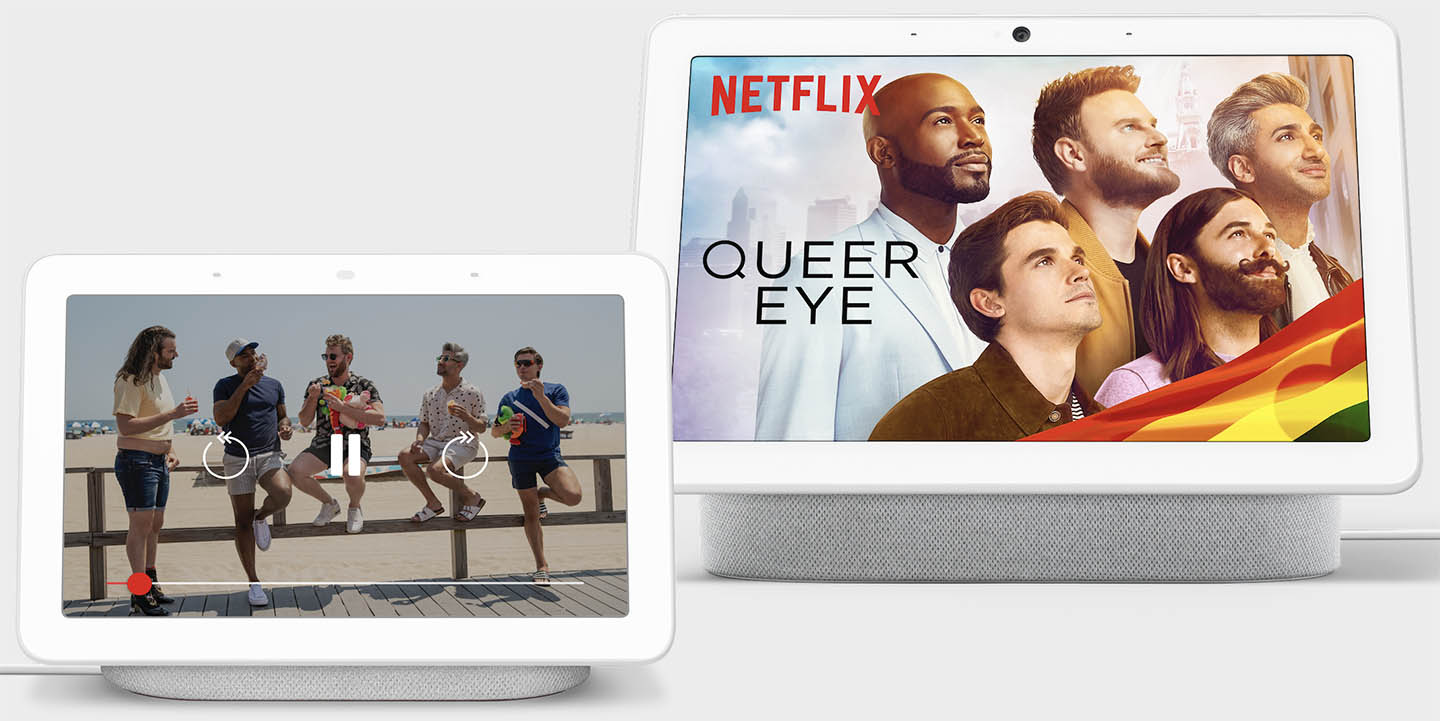 Google Nest Hub和Hub Max智能显示器获得Netflix支持