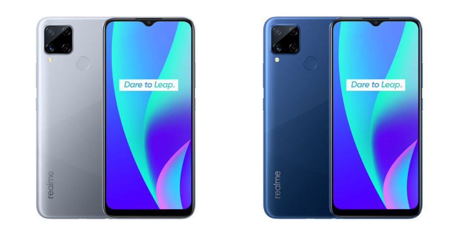 Realme C15配备了Helio G35和13MP四摄像头，揭示了新的漏洞