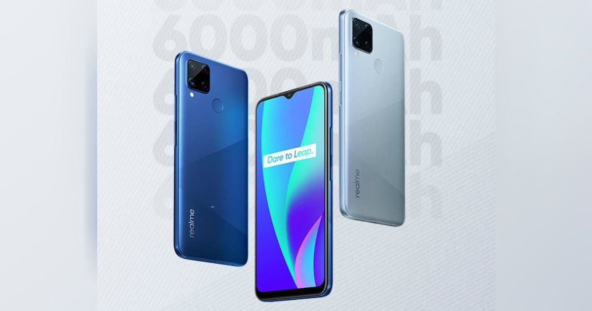 Realme C15芯片组和四摄像头详细信息在发布前公布